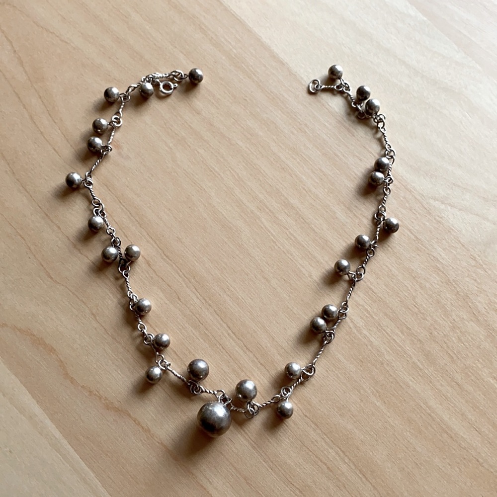 Vintage Sterling silver neckless 925 probe